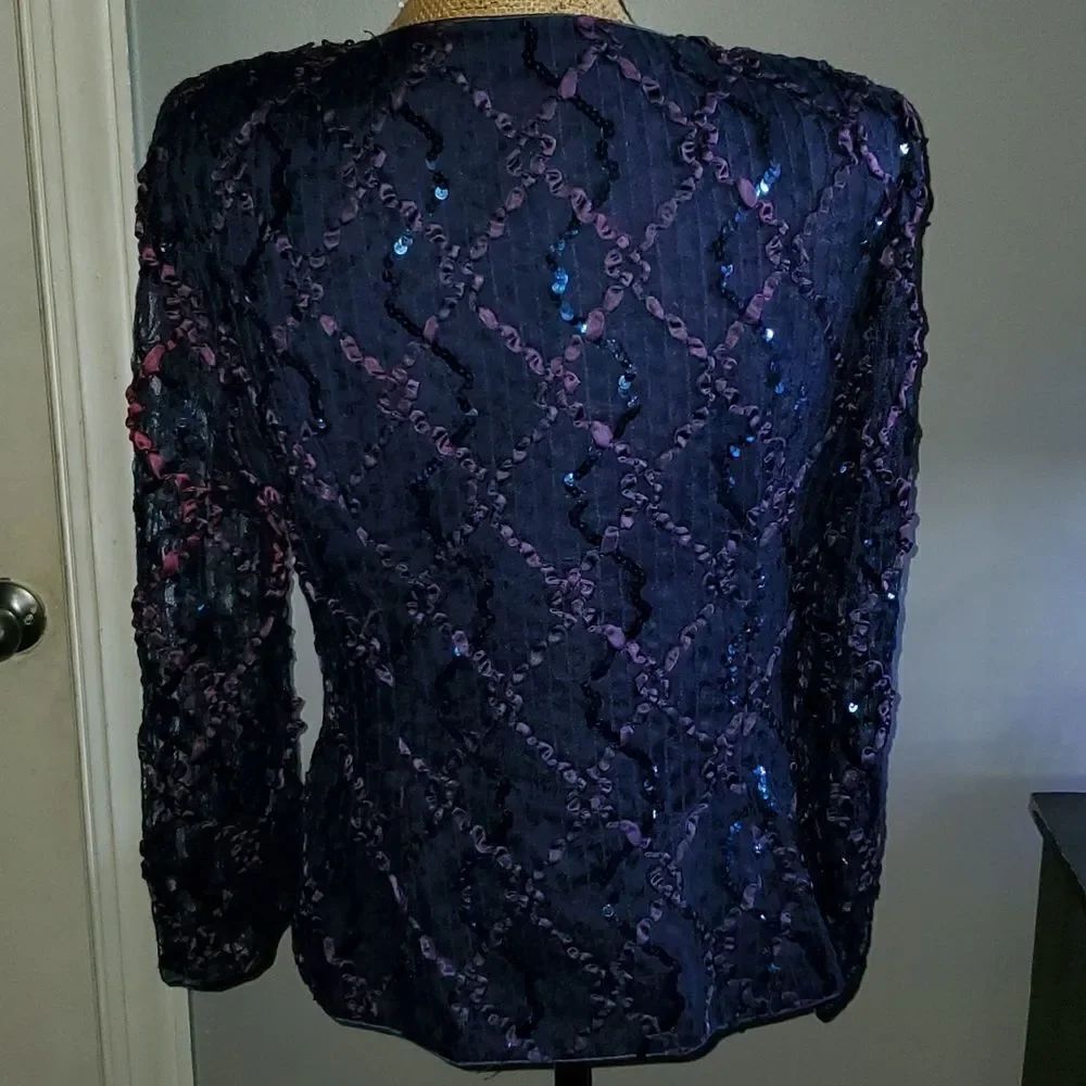 Lace Mesh Jacket / Shirt / Blazer - Picture 4 of 7